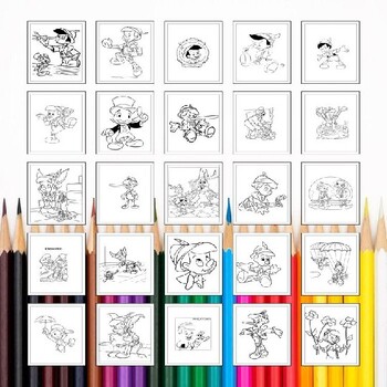 Learn bravery and honesty with pinocchio coloring sheets collection pages