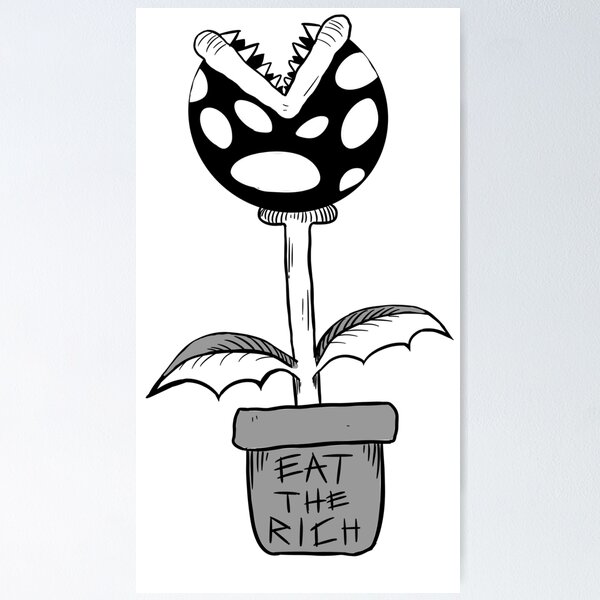 Eat the rich poster for sale by ratlas