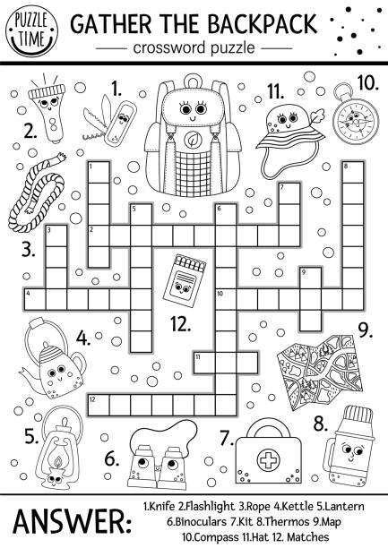 Road crossword stock illustrations royalty