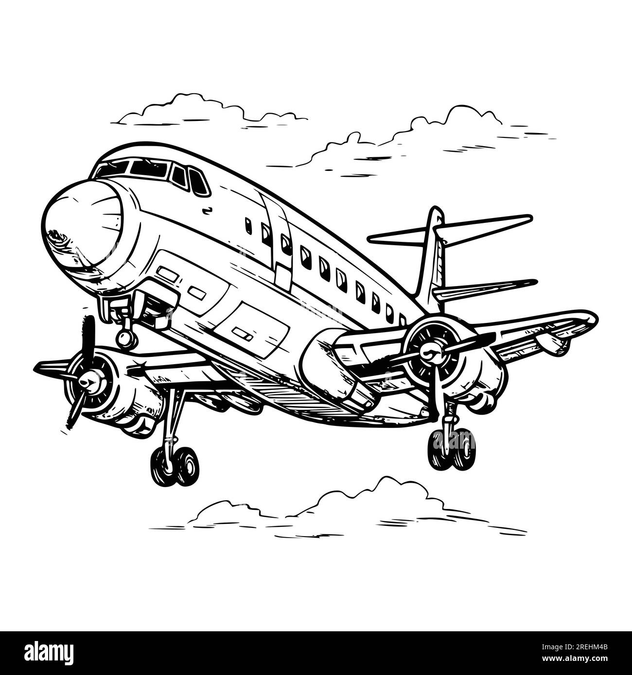 Aeroplane coloring pages printable hi