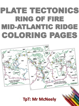 Plate tectonics ring of fire mid