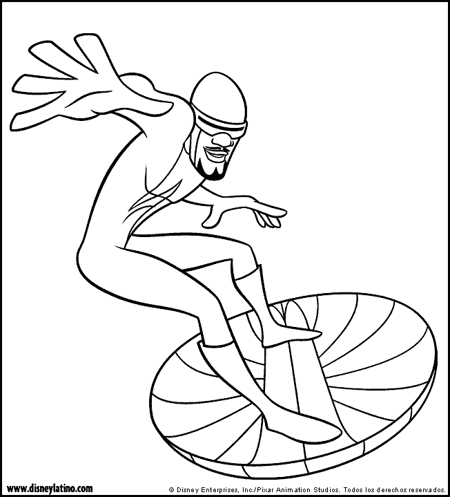 The incredibles coloring pages