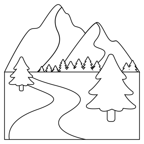 National park emoji coloring page free printable coloring pages