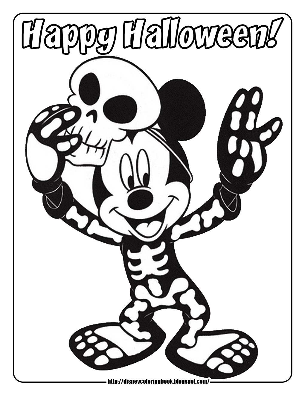 Disney coloring pages and sheets for kids mickey and friends halloween free disney halloween coloring pages