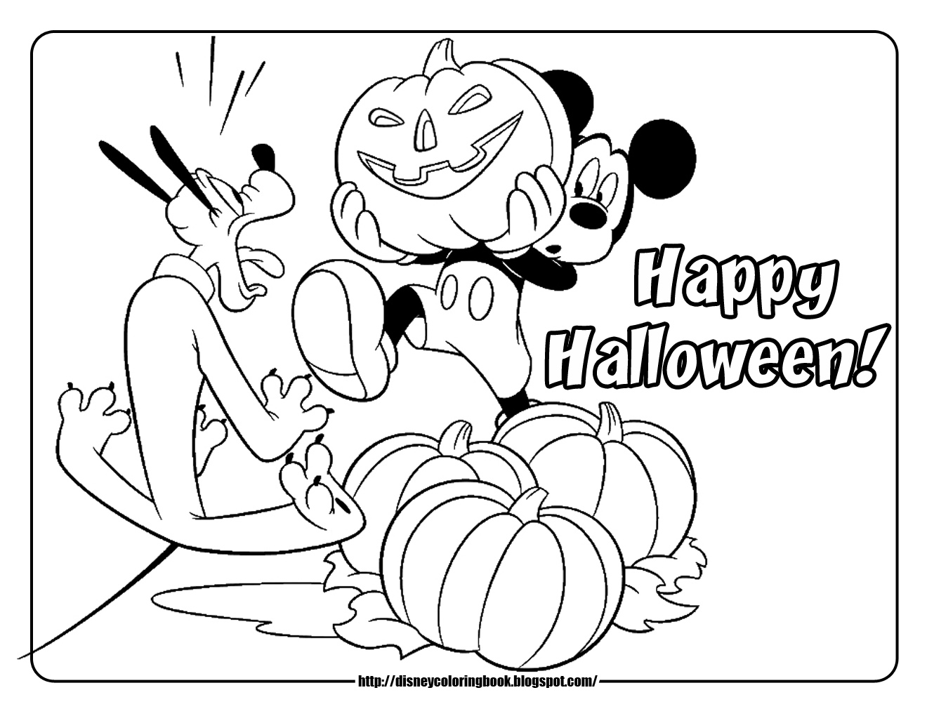 Disney coloring pages and sheets for kids mickey and friends halloween free disney halloween coloring pages