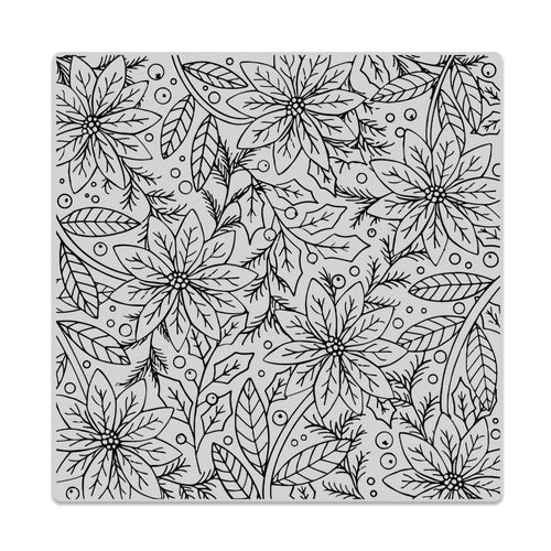 Cg poinsettia flowers bold prints hero arts
