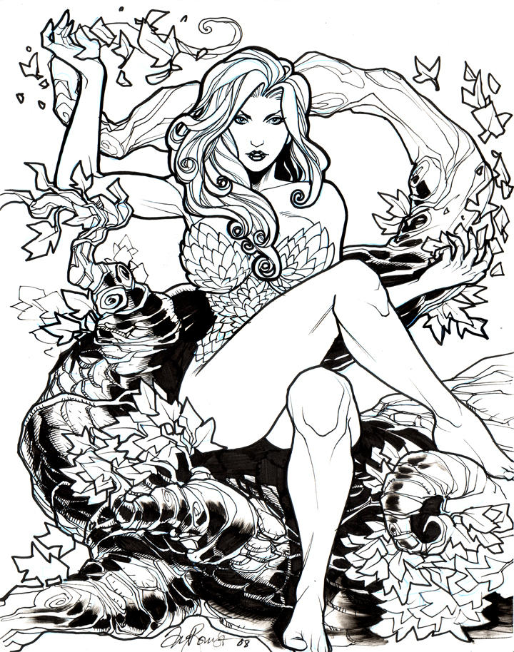 Poison ivy wip sketch by tyromsa on