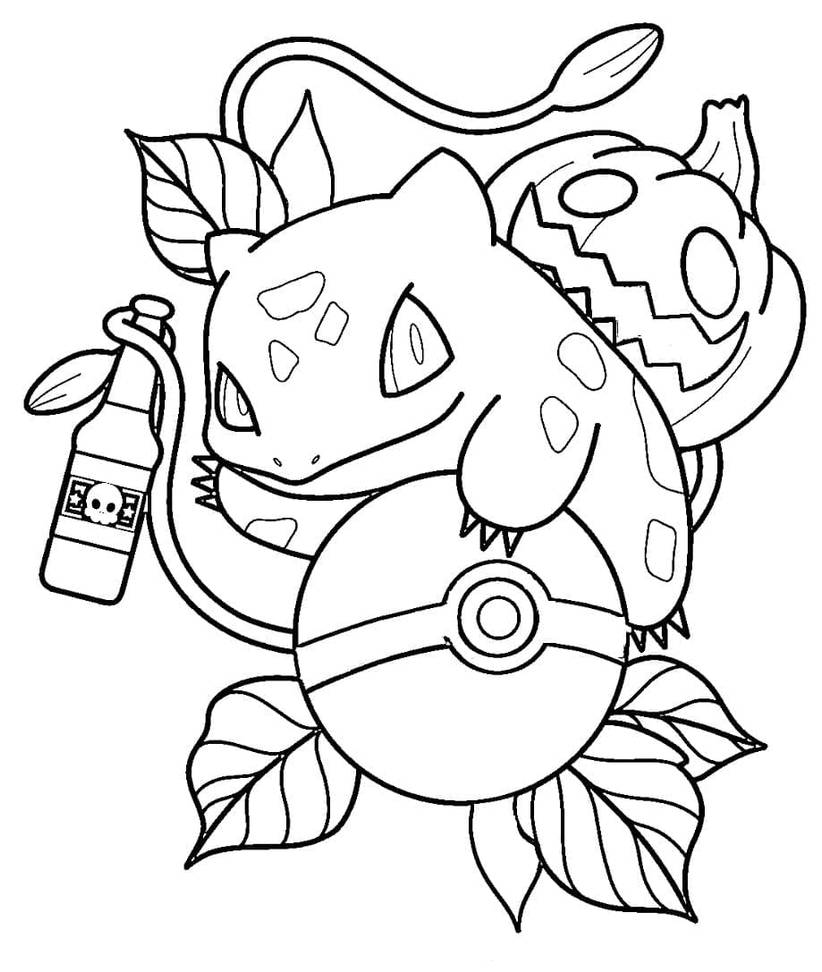 Bulbasaur coloring pages by coloringpageswk on