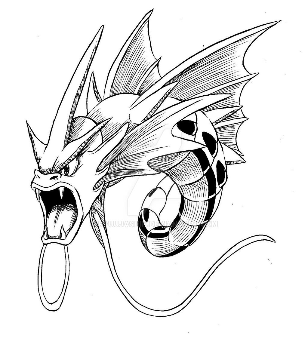 Mega gyarados by ryuujashin on