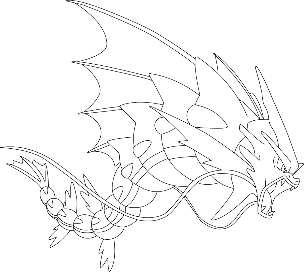 Mega pokemon colorg pages gyarados pokemon colorg pages colorg pages pokemon colorg