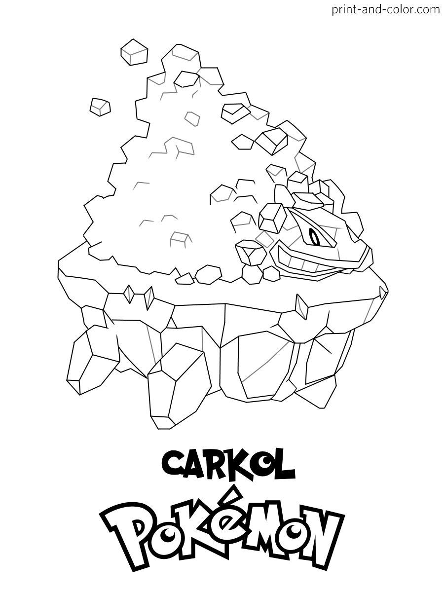 Pokemon sword and shield coloring pages print and color