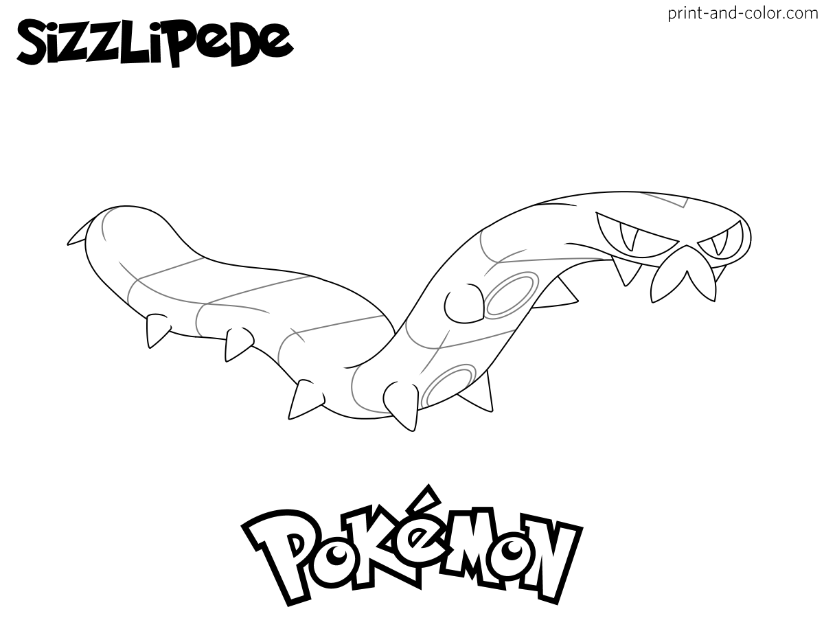 Pokemon sword and shield coloring pages print and color