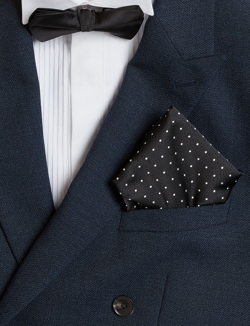 Polka dot tie pocket square set ms collection ms
