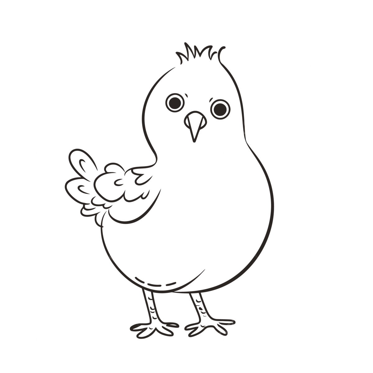 Dibujo de caricatura pollo colorido pãginas para imprimir contorno bosquejo vector png dibujos dibujo de pollo dibujo del coche dibujo de dibujos animados png y vector para dcargar gratis