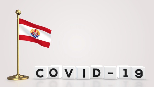 Flag french polynesia animation stock photos