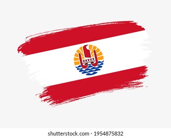 Flag french polynesia stock photos