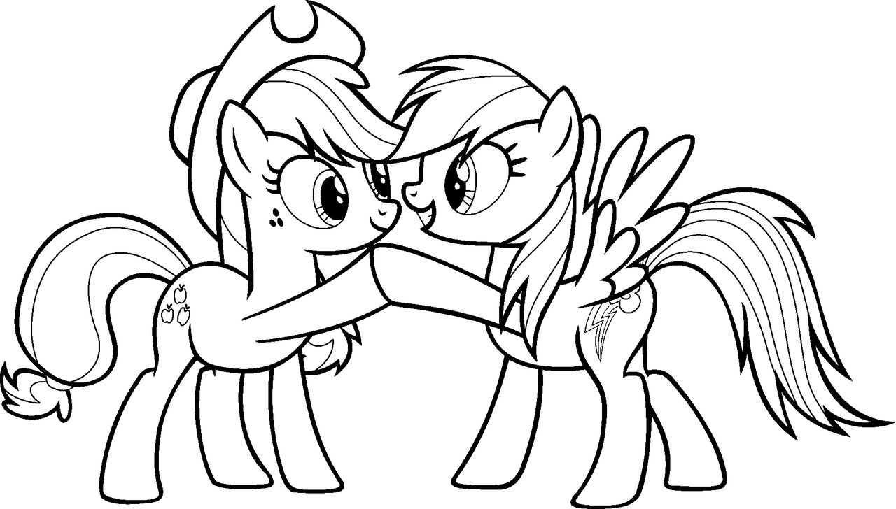 Mlp my little pony coloring page by magnificent