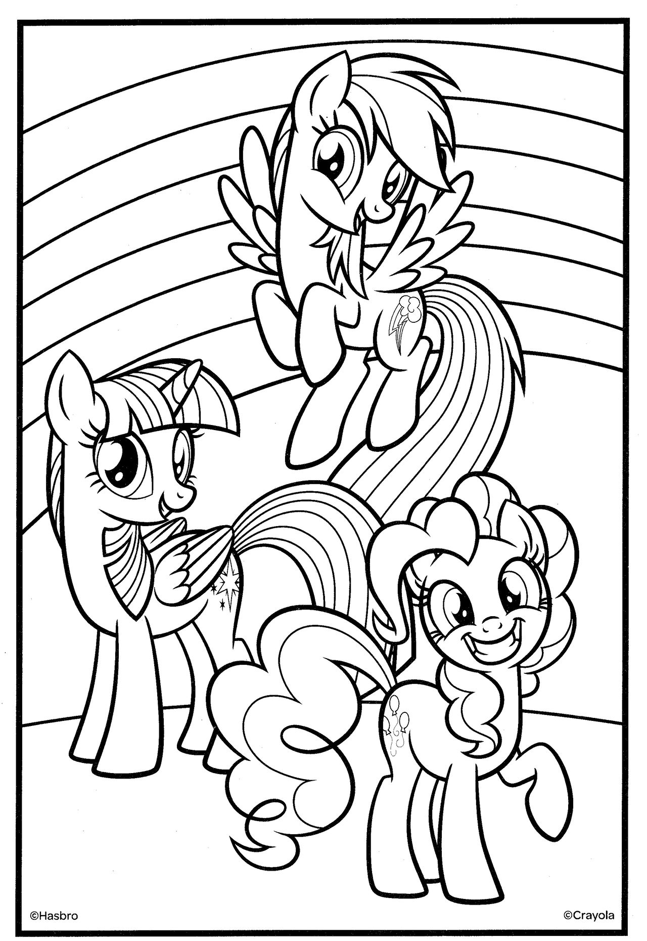 Mlp my little pony coloring page by magnificent
