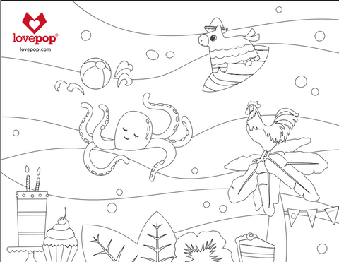 Activity sheets coloring pages