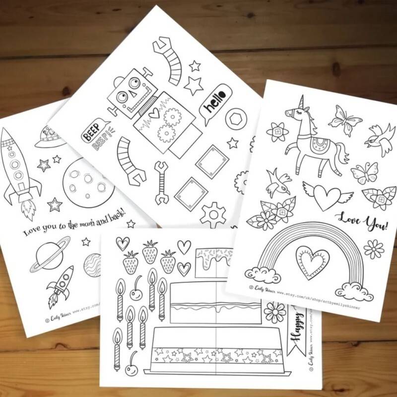 Printable activity sheets make your own pop