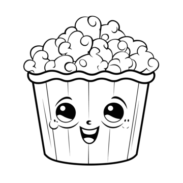 Popcorn drawing png transparent images free download vector files