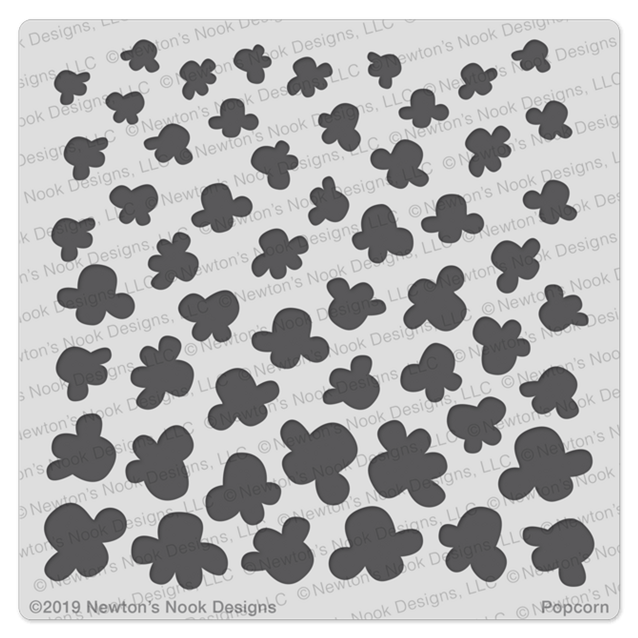 Popcorn stencil