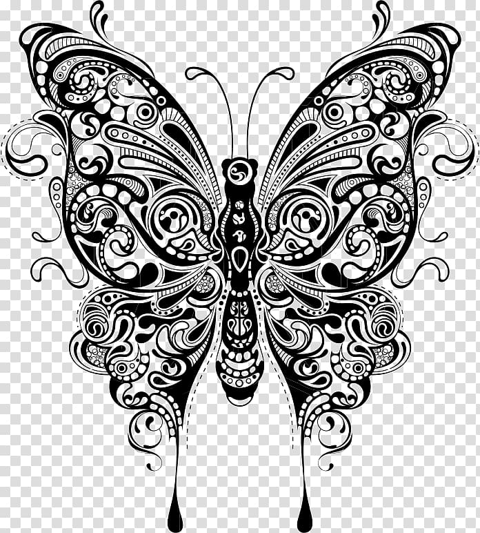 Free rubber stamp butterfly postage stamps craft henna abstract butterfly transparent background png clipart