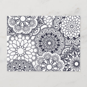 Coloring pages postcards
