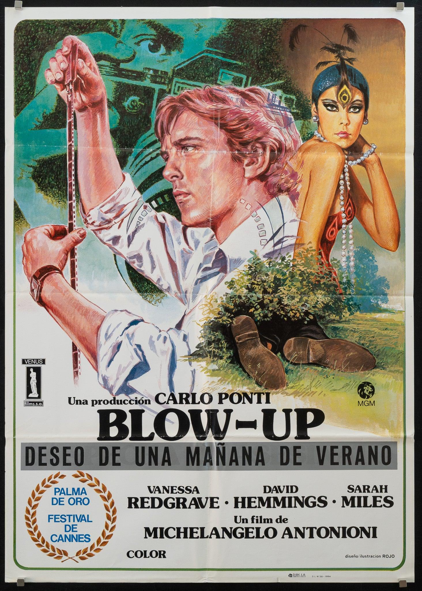 Blow up movie poster ri sheet x