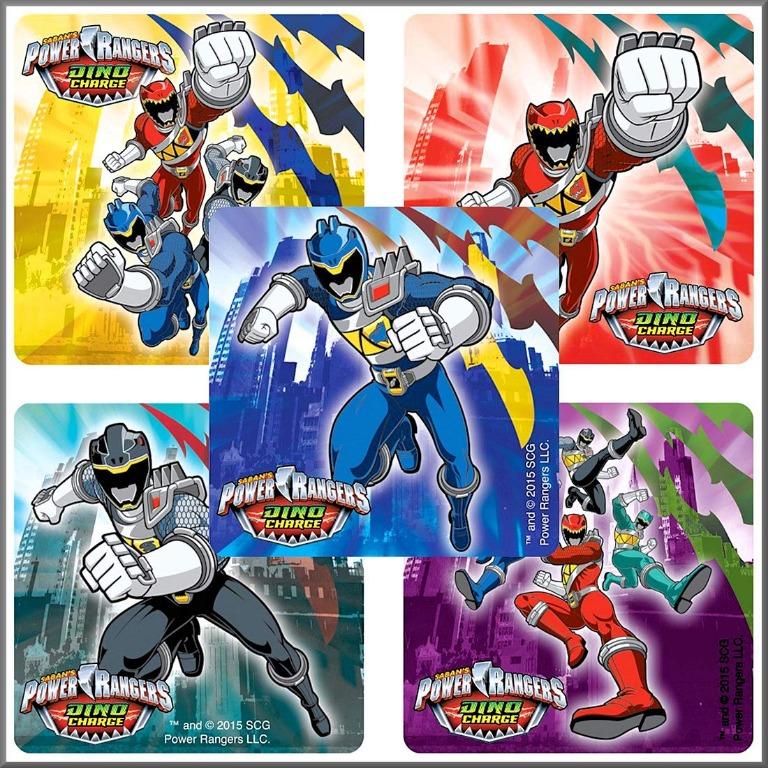 Hot power rangers dino charge coloring book and stickers super set bundle dino chargers coloring book with power rangers d hobbies toys toys games on