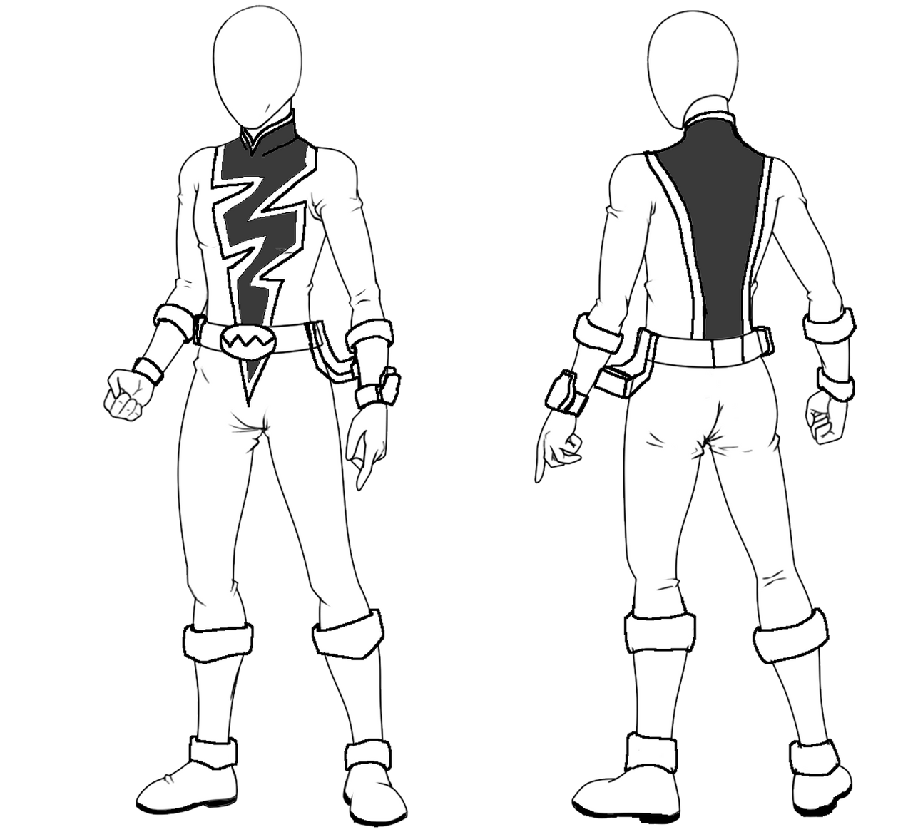 Ryusoulger x dino fury suit male by rfyle on