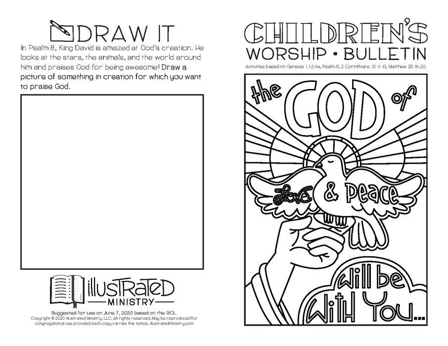 Illustrated worship childrens bulletins summer â illustrated ministry