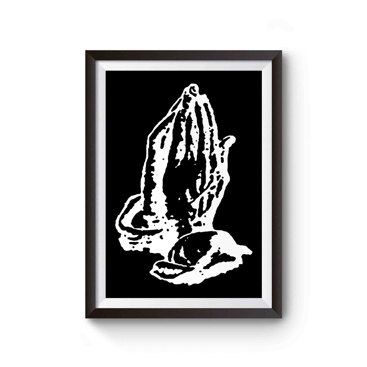 Drake praying hands god poster