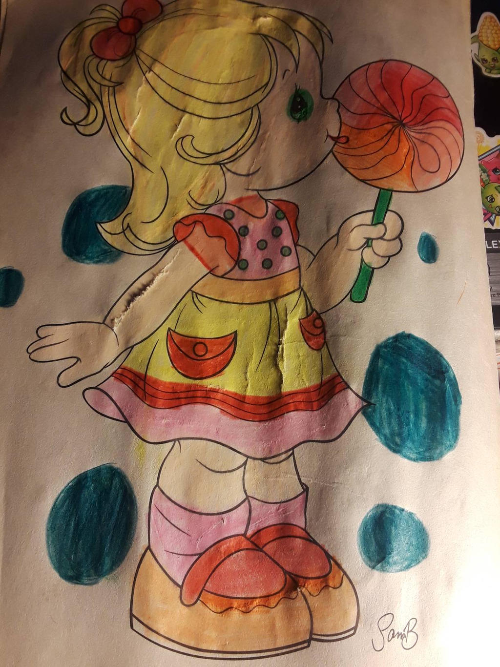 Precious moments coloring book page by omgpeeps on