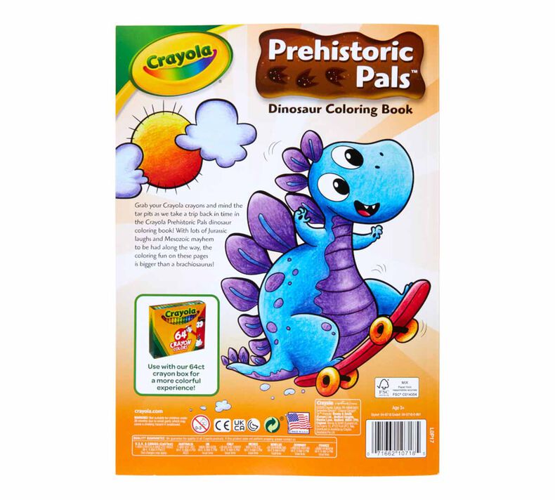 Prehistoric pals dinosaur coloring book
