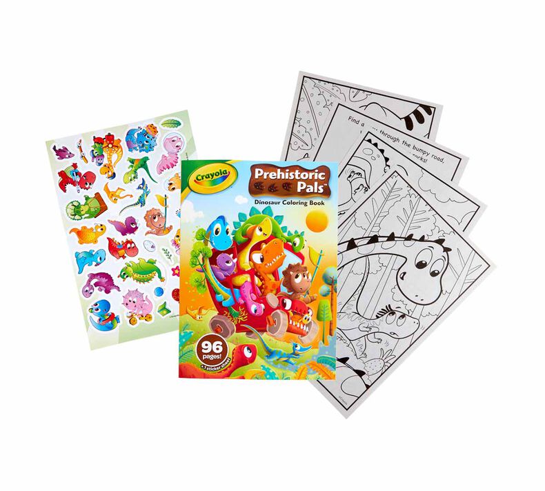 Prehistoric pals dinosaur coloring book