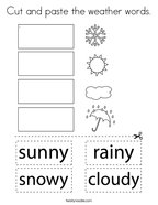 Weather coloring pages