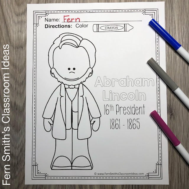 Presidents day resources and a freebie just for you
