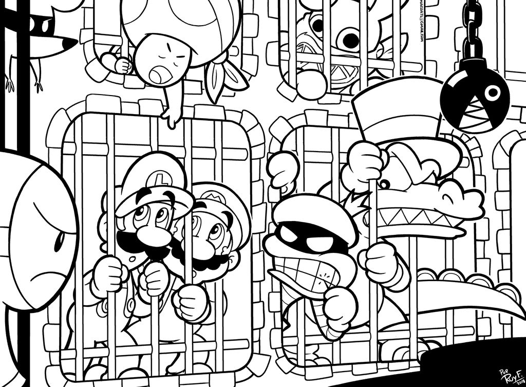 Smb the movie coloring book remake