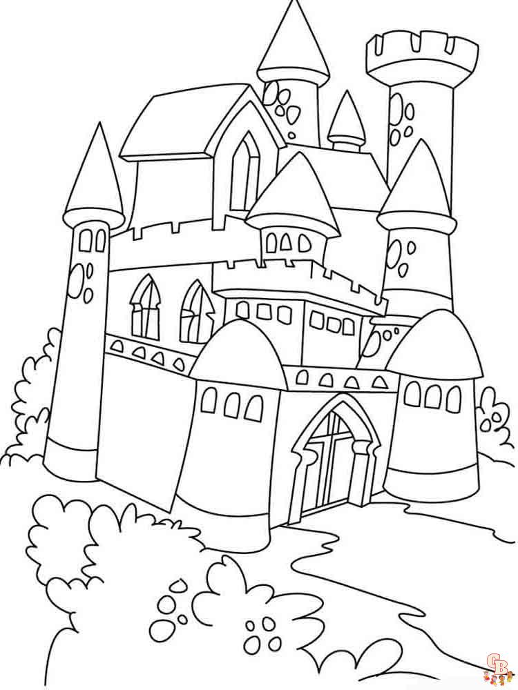 Castle coloring pages