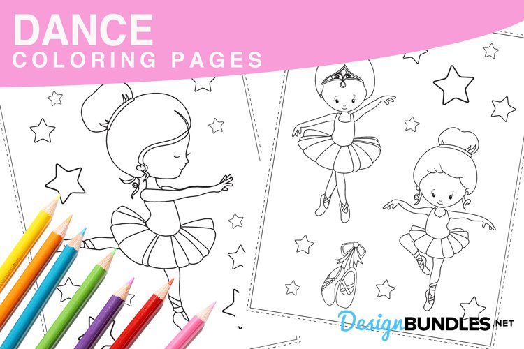 Dance coloring pages