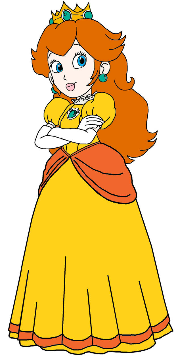 Peach with daisys color scheme by bubbawastaken on