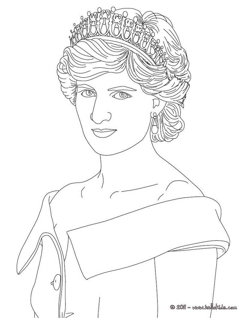 British kings and princes colouring pages