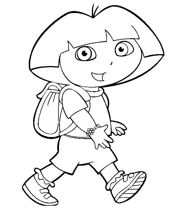 Dora coloring