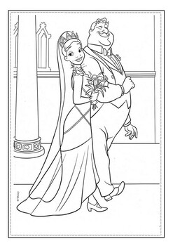 Experience the magic of princess tianas world with coloring pages for kids pdf