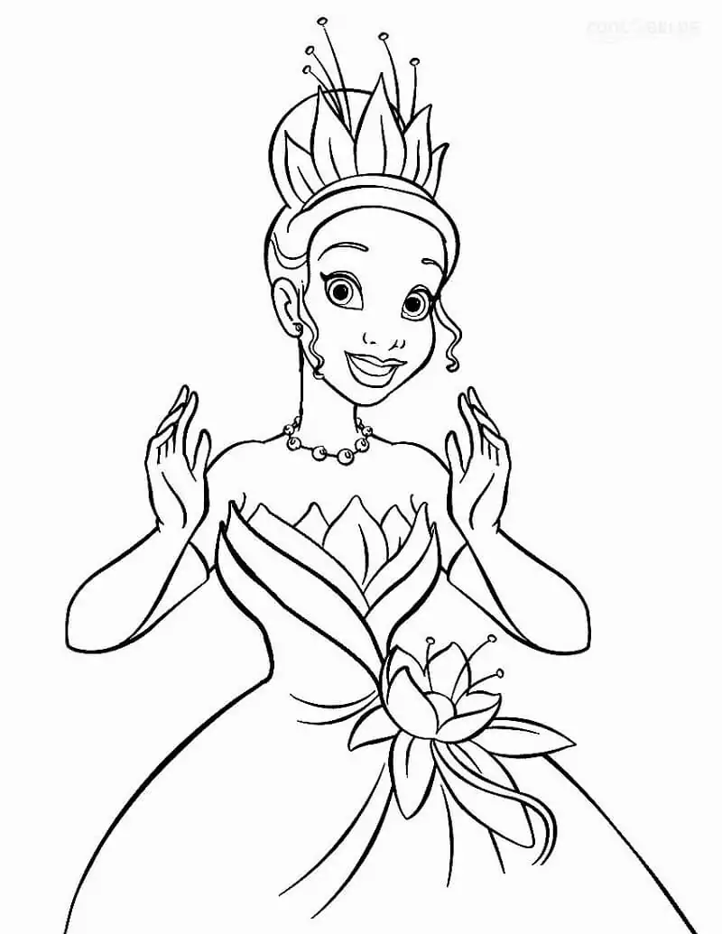 Princess and the frog malvorlagen