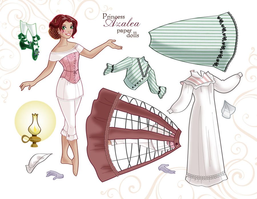 Princess paper dolls