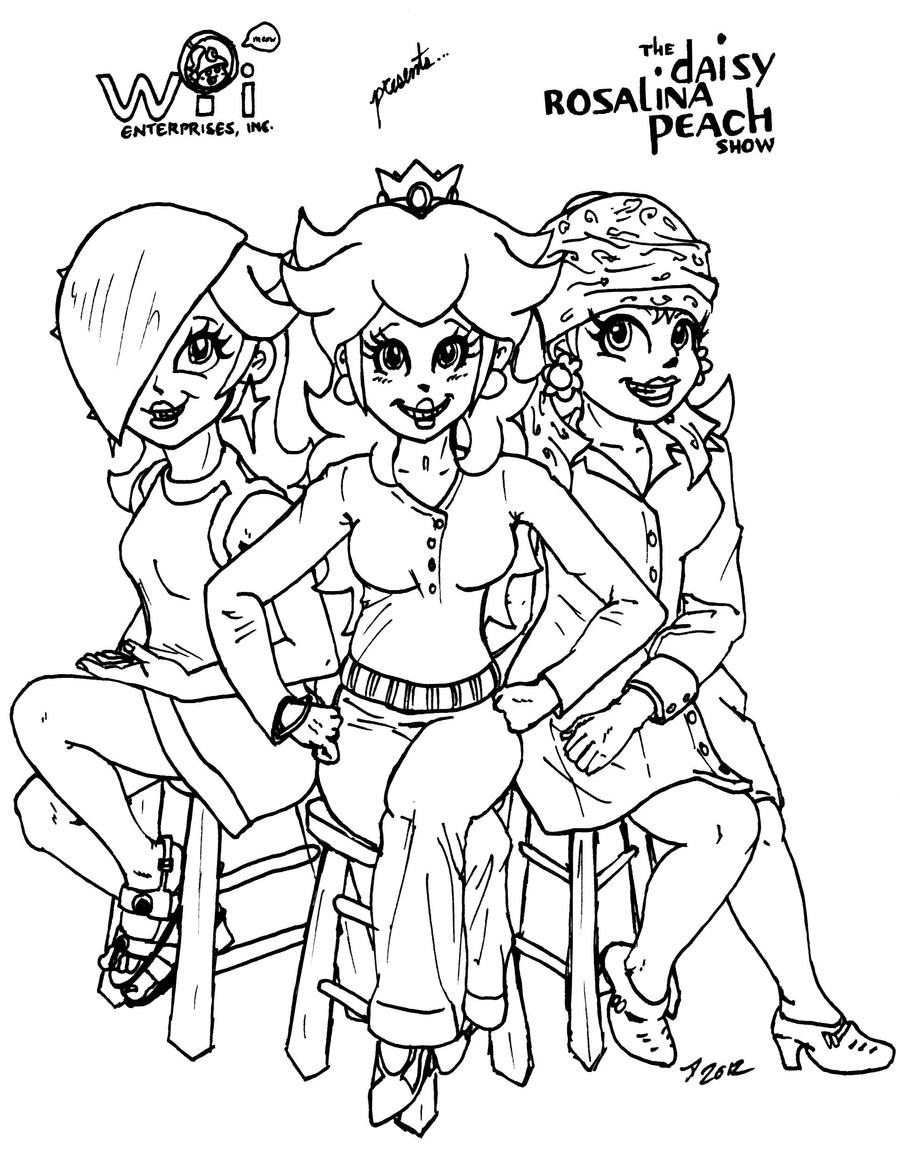 The daisy rosalina peach show by scourgeyz on