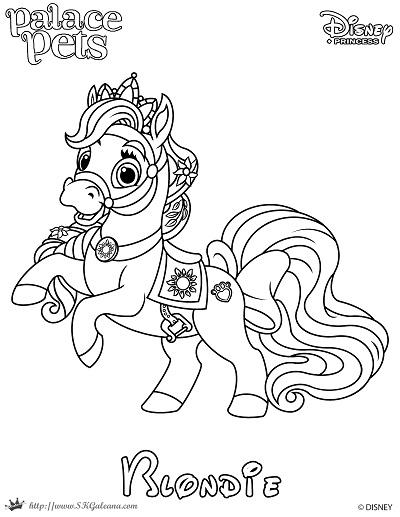 Blondie princess palace pet coloring page by skgaleana on