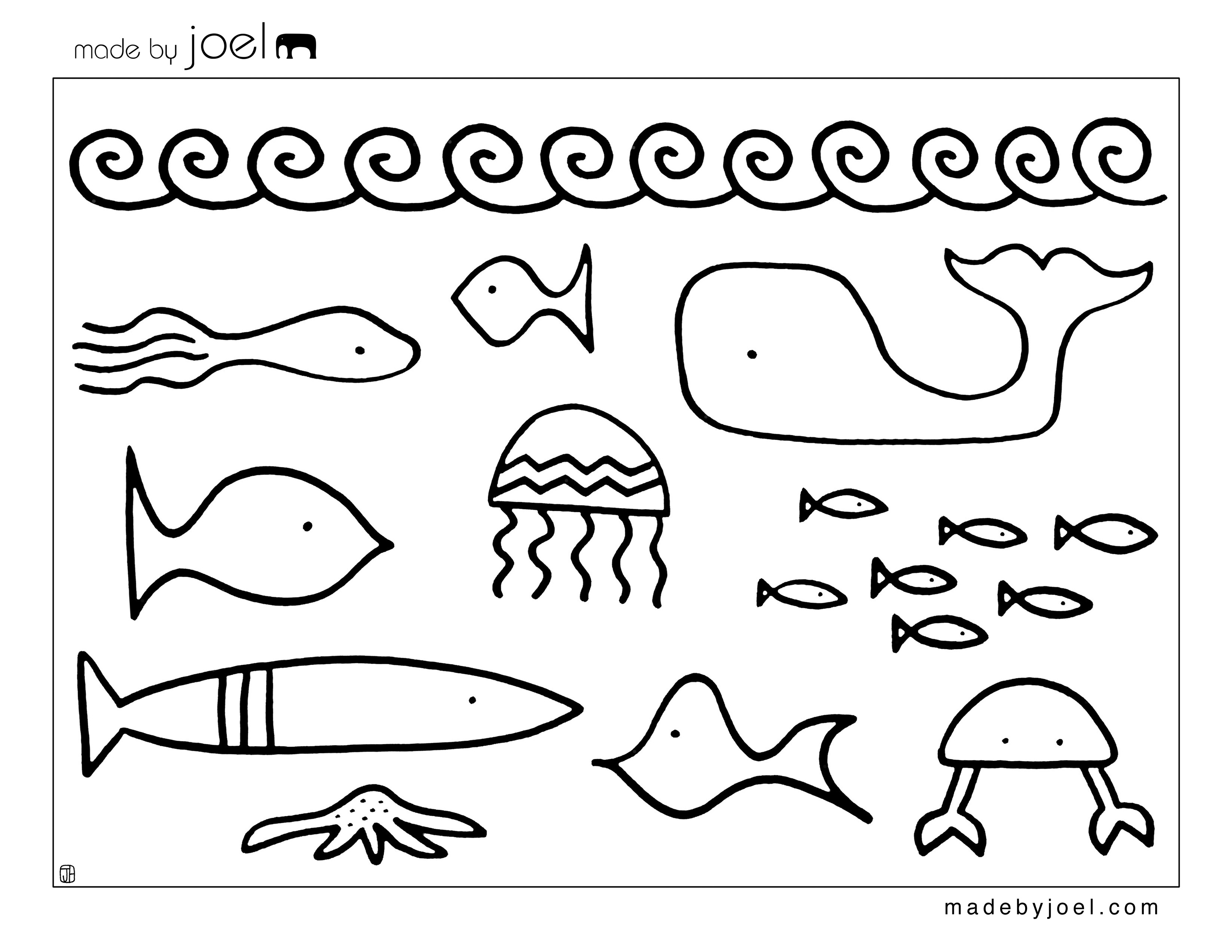 Free coloring sheets â made by joel